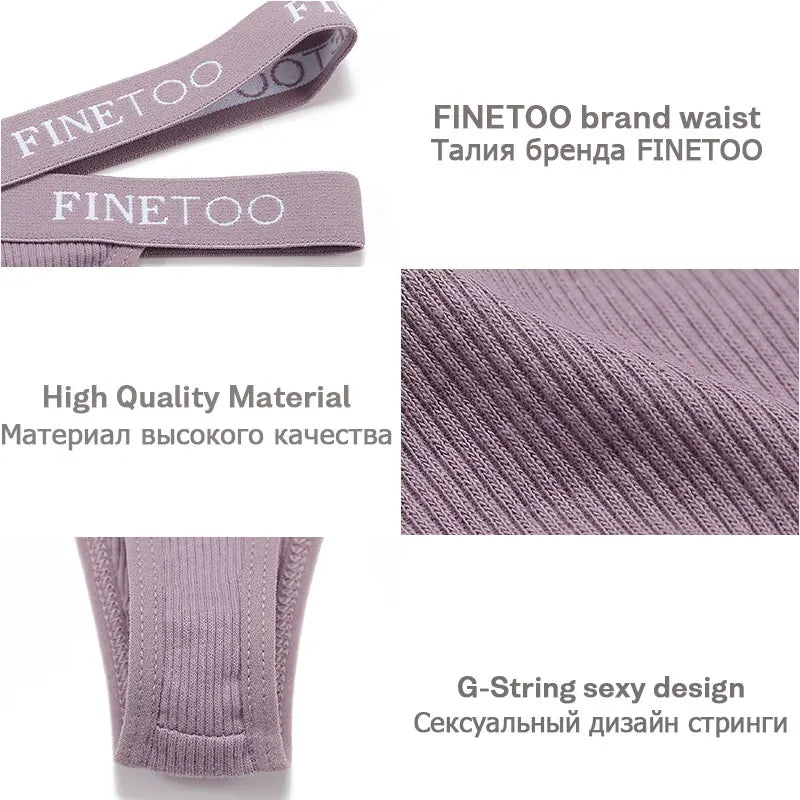 FINETOO – culotte en coton pour femmes, 1 pièce, Lingerie croisée sur le devant, Sexy, taille basse, tongs de couleur, sous-vêtements pour dames, sous-vêtements doux à la mode